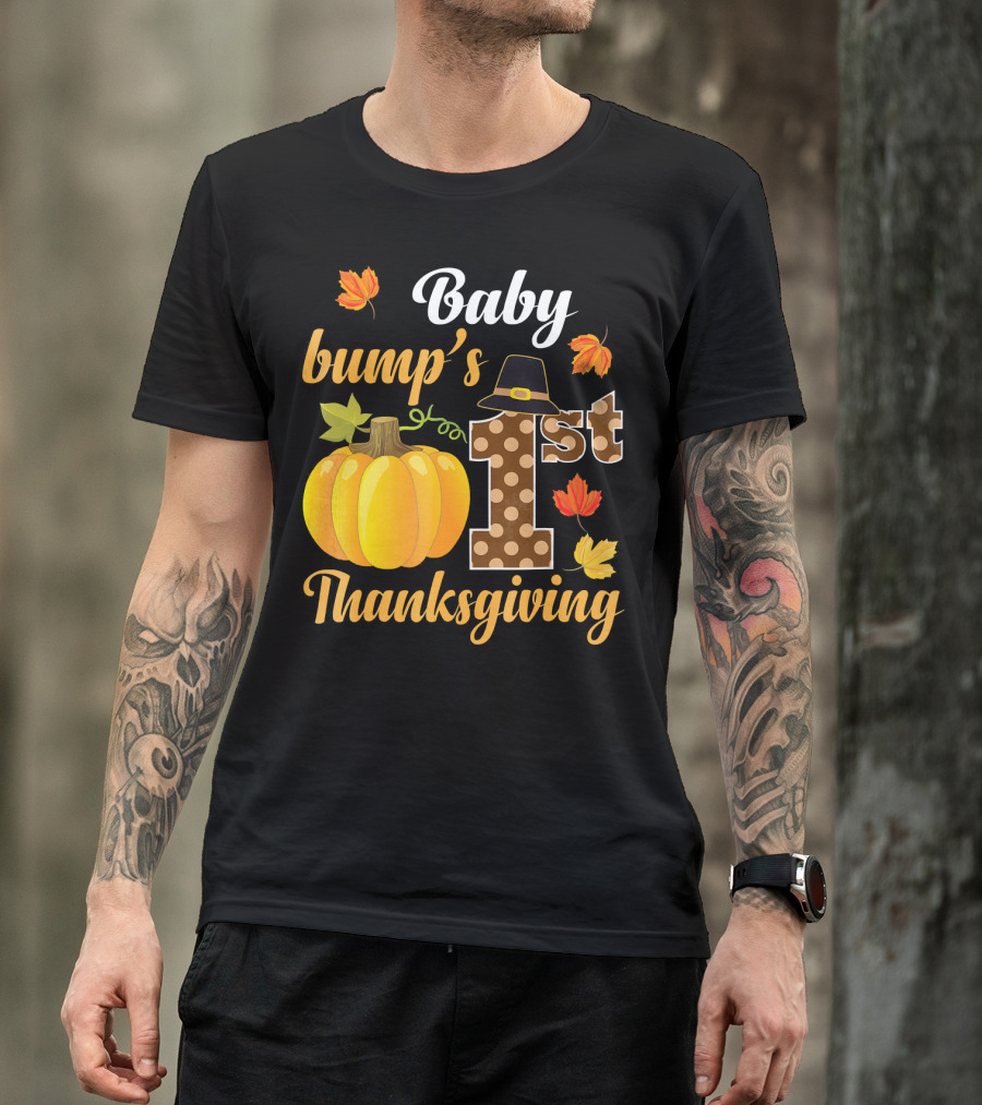 Baby Bump's 1st Thanksgiving T-Shirt