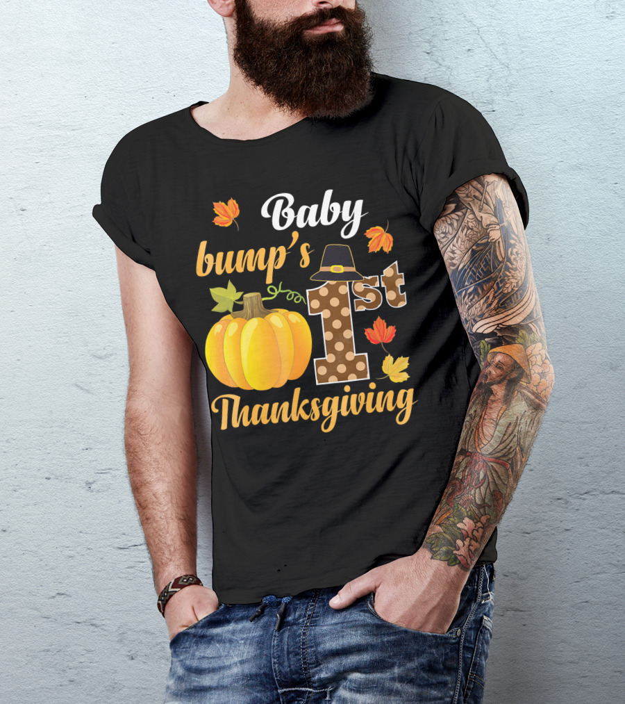 Baby Bump's 1st Thanksgiving T-Shirt