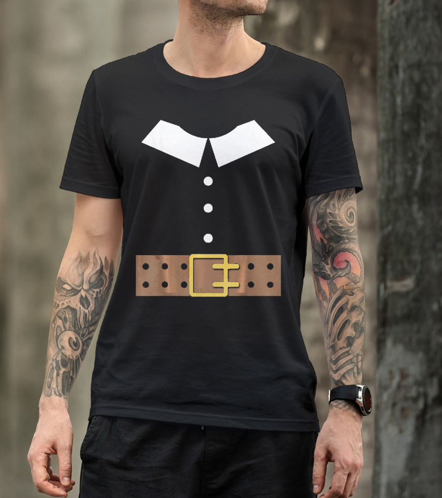 Thanksgiving Pilgrim Costume Belt Turkey Day Classic T-Shirt