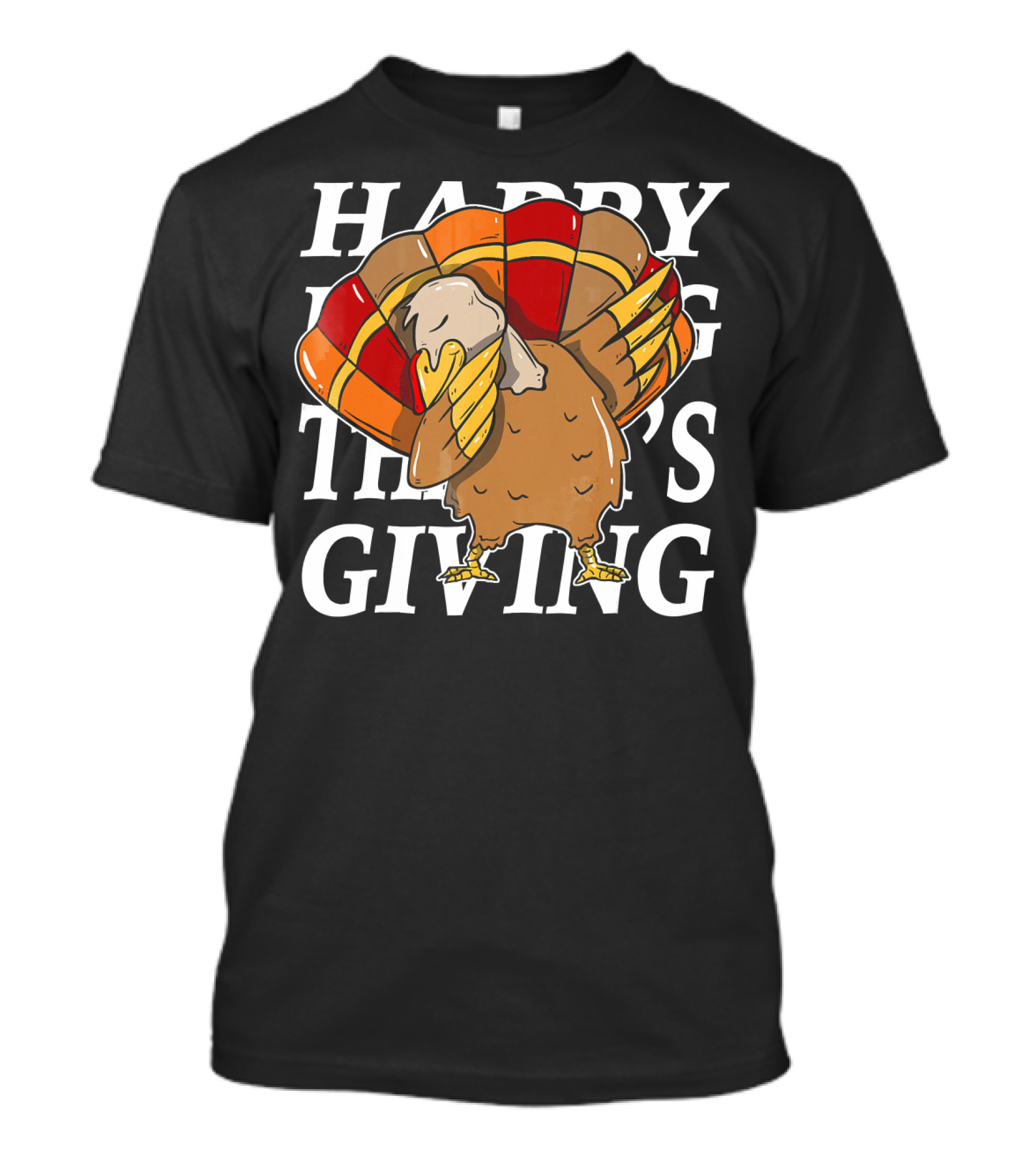 Dabbing Turkey Happy Thanksgiving T-Shirt
