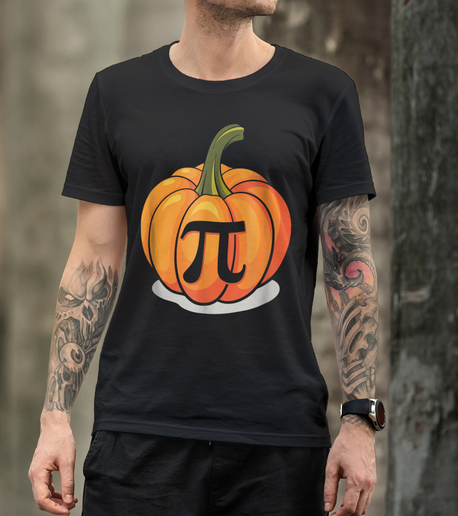 Pumpkin Pi Pie Funny Nerdy Thanksgiving T-Shirt