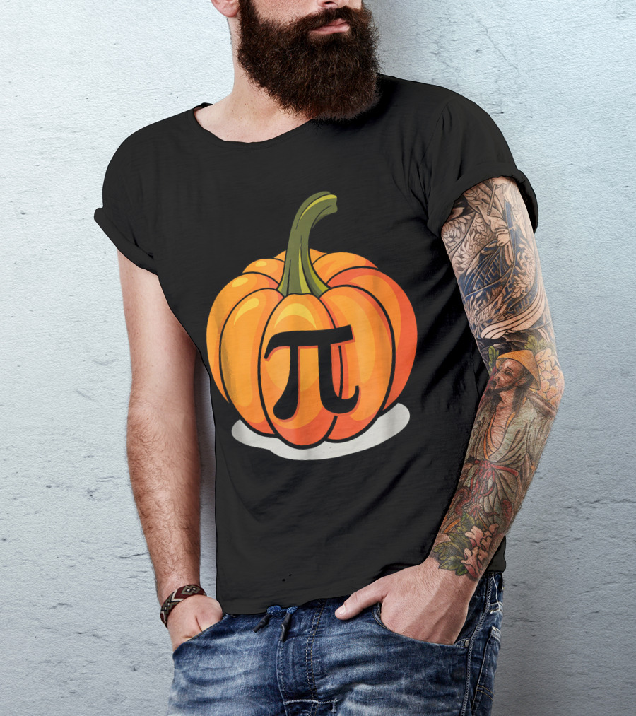 Pumpkin Pi Pie Funny Nerdy Thanksgiving T-Shirt