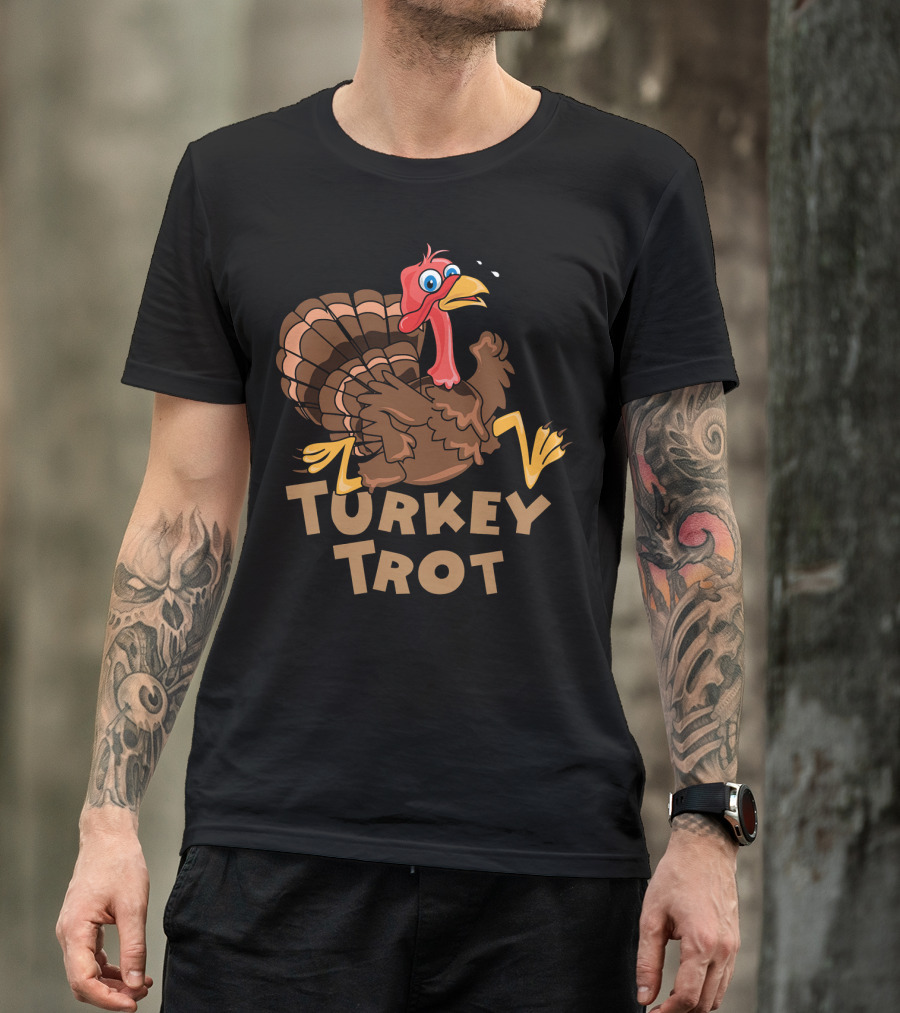 Annual Turkey Trot Running Turkey Race Event T-Shirt