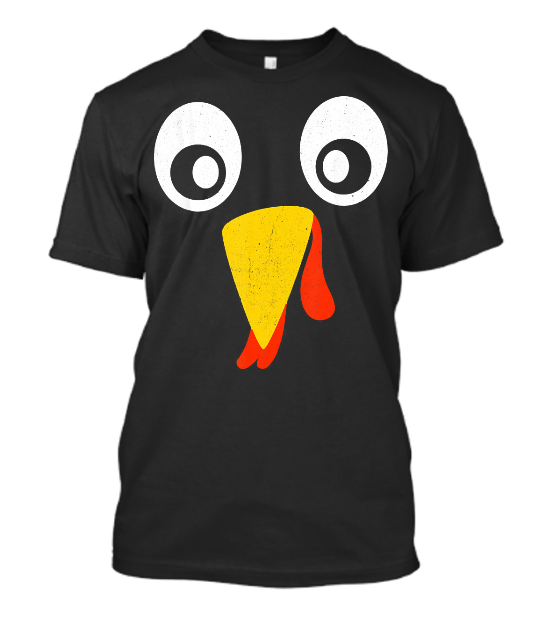 Turkey Face Pilgrim Eyes Beak And Wattle T-Shirt