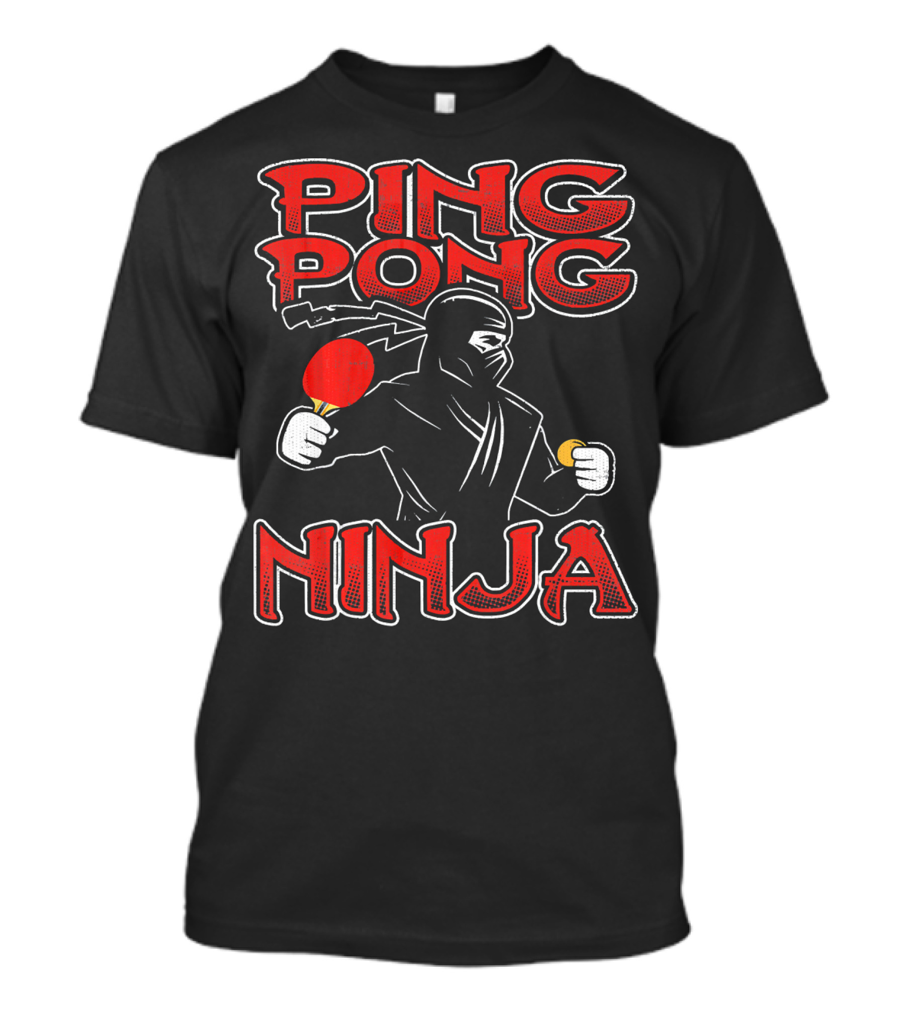 Ping Pong Ninja Funny Ping Pong T-Shirt