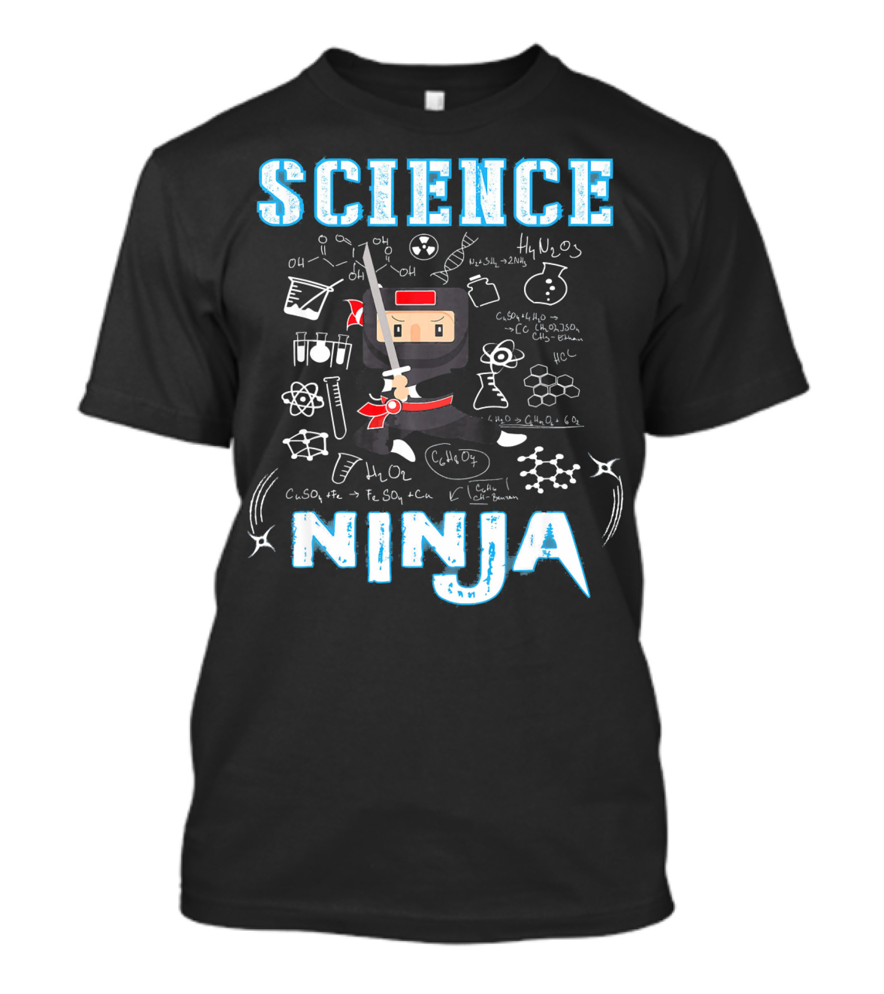 Science Ninja Chemistry Adventures Cool Science T-Shirt