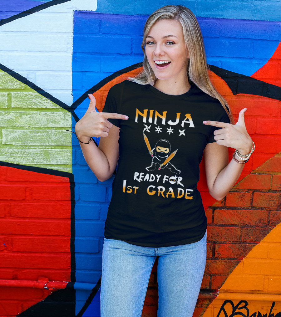 Ninja Ready For 1st Grade T-Shirt