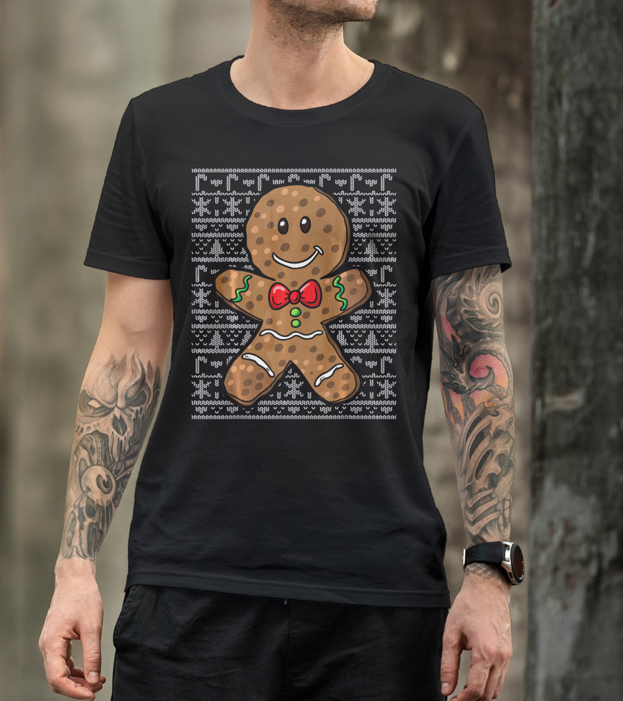 Gingerbread Man Christmas Holiday T-Shirt