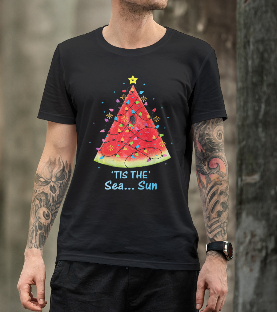 Melon 'Tis The Sea. Sun Christmas In July T-Shirt