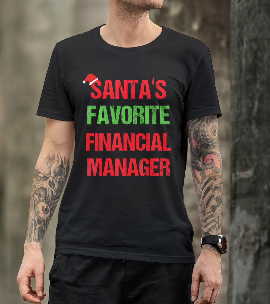 Santa's Favorite Financial Manager T-Shirt