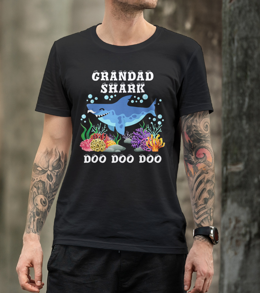 Grandad Shark Doo Doo Doo T-Shirt