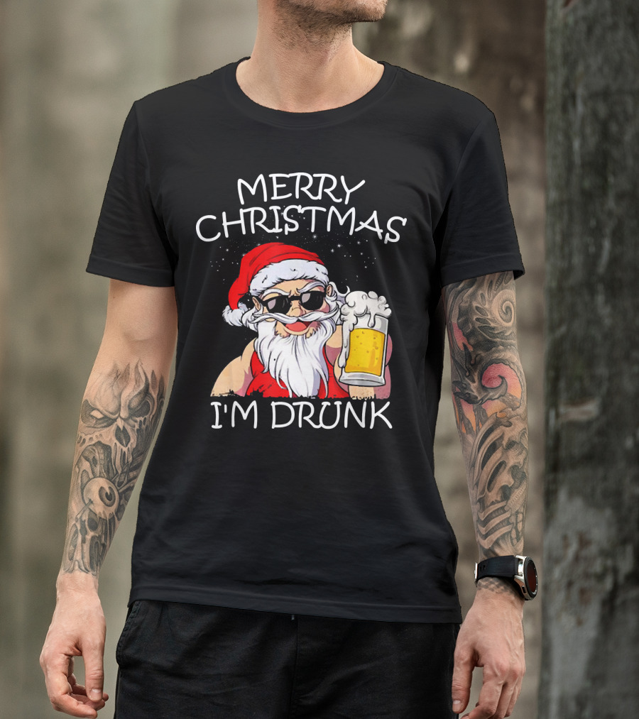 Merry Christmas Santa I'm Drunk T-Shirt