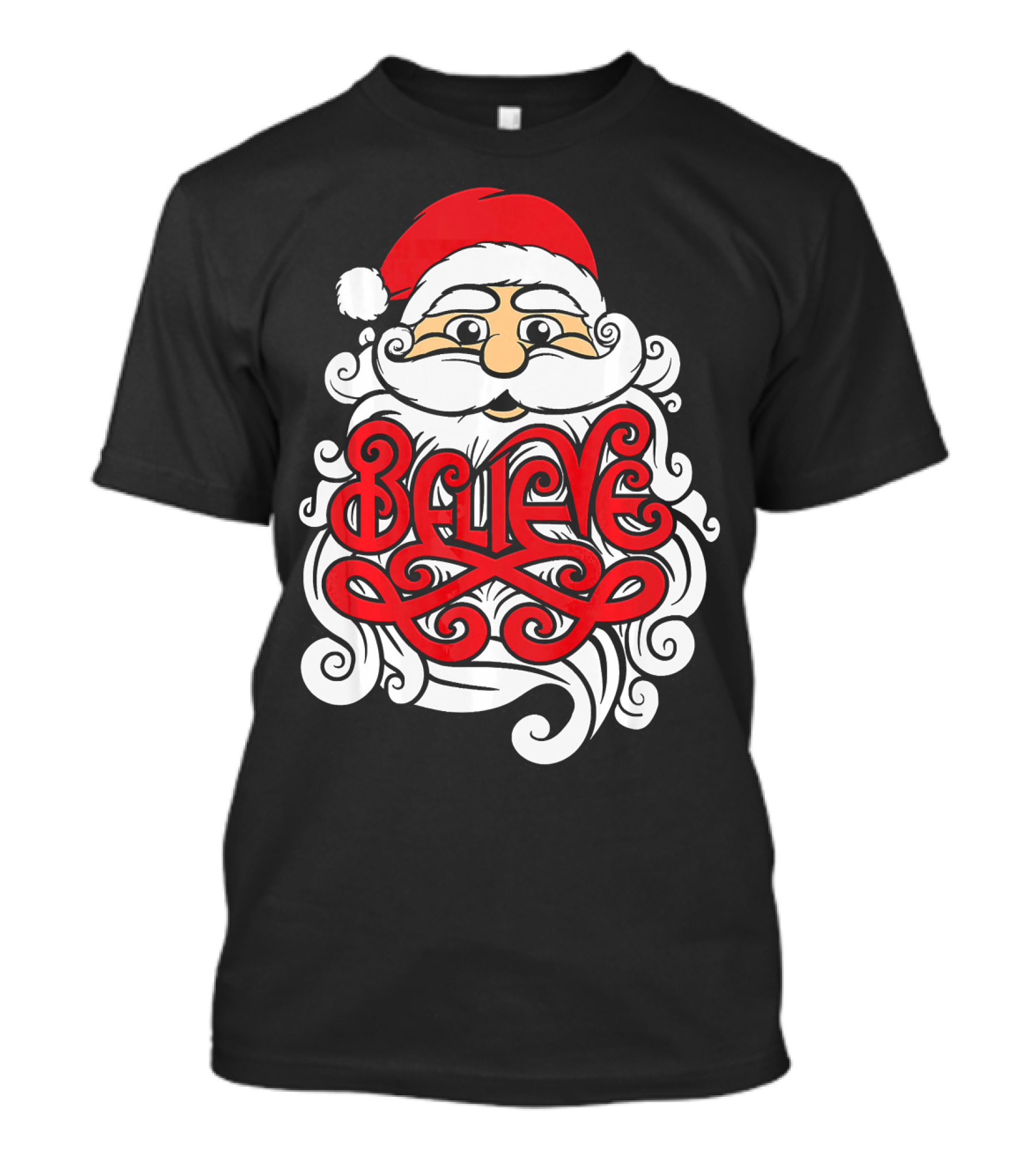 Believe Santa Christmas X Mas T-Shirt