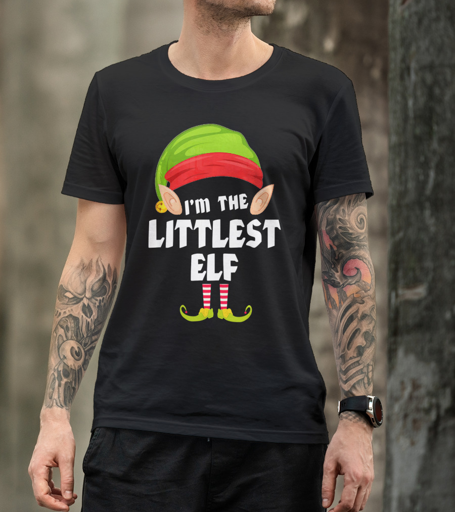 I'm The Littlest Elf Matching Family Group T-Shirt
