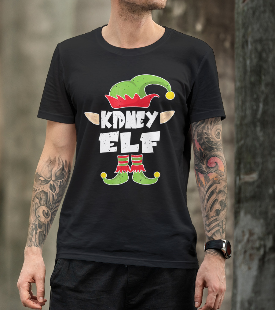 Kidney Elf Squad Nephrology Festive T-Shirt