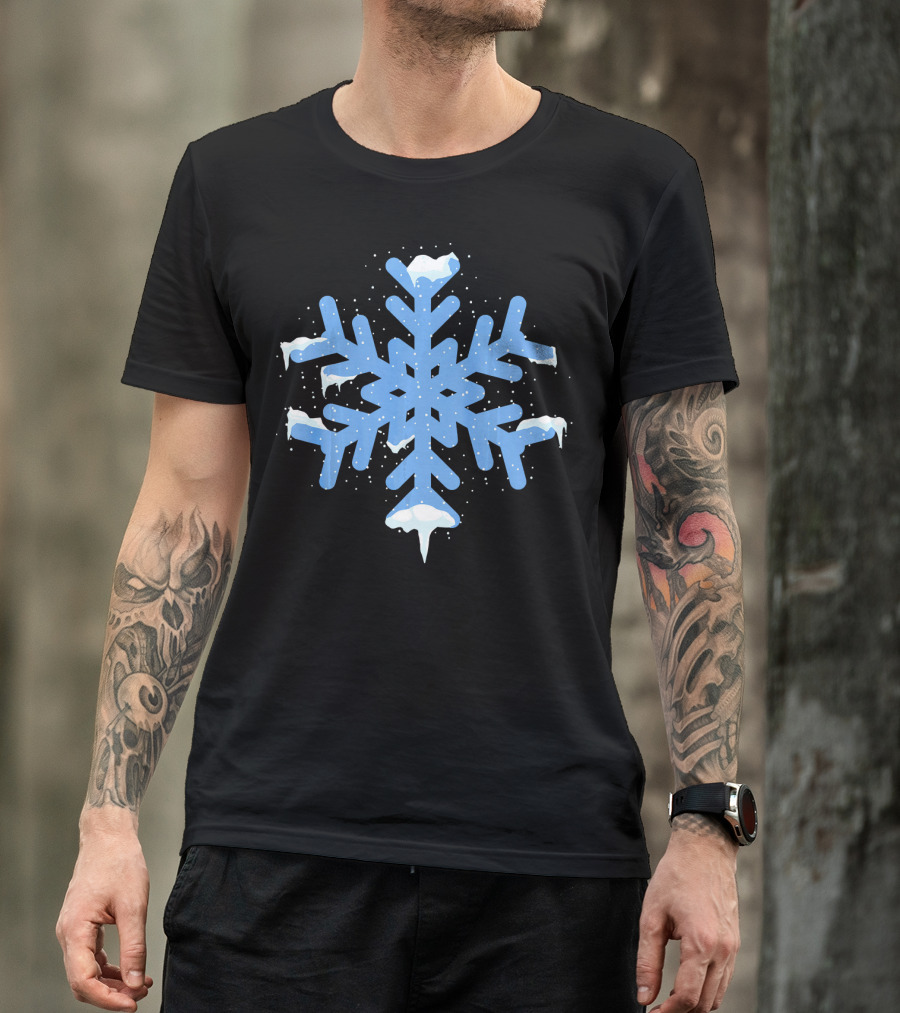 Snowflake Christmas Winter Cold Snowflake T-Shirt