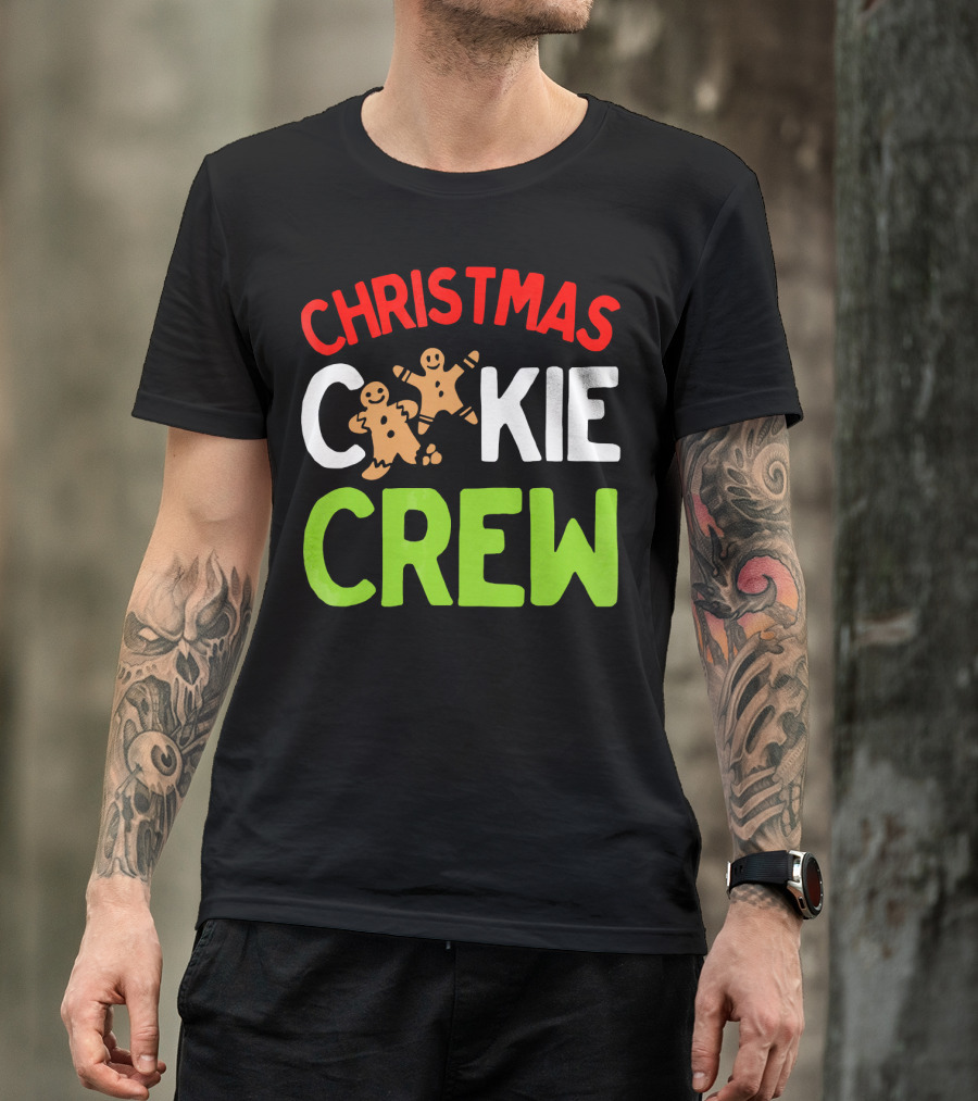 Christmas Cookie Crew With Gingerbread Iconic Festive T-Shirt