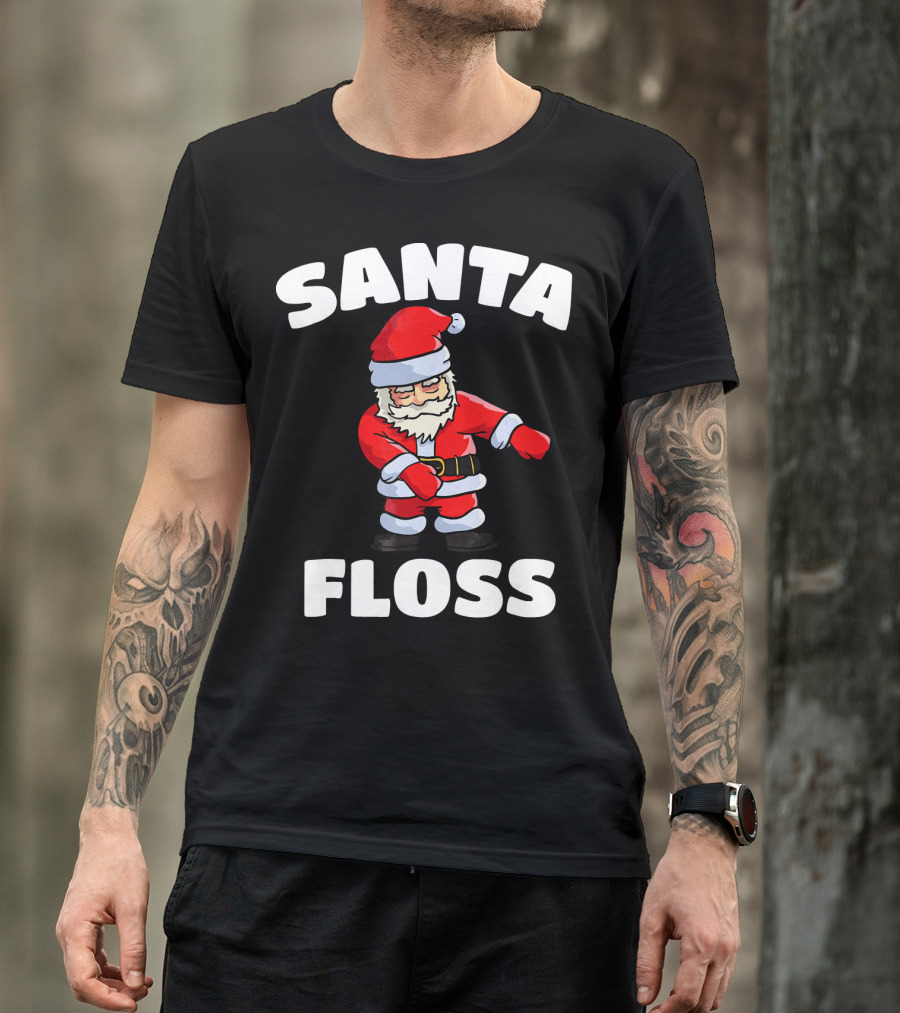 Santa Floss Dance Christmas Moves T-Shirt