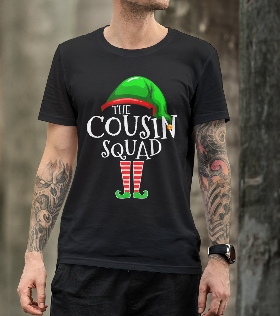 The Cousin Squad Elf Family Matching Group T-Shirt