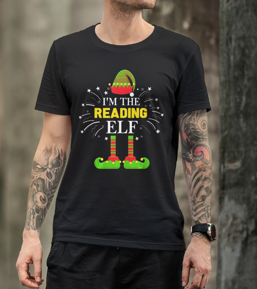 I'm The Reading Elf Festive Family Christmas T-Shirt