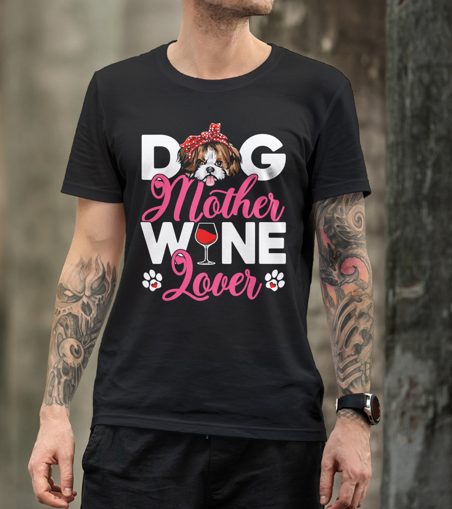 Cute Shih Tzu Dog Mother Lover T-Shirt