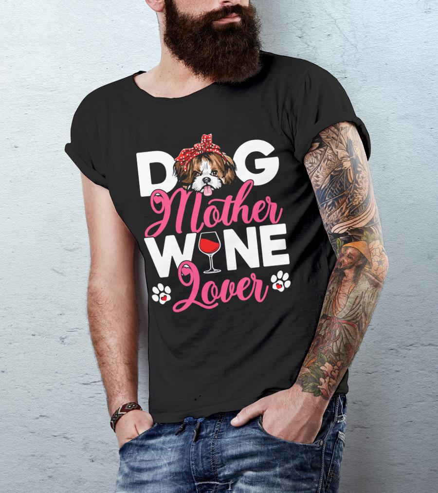 Cute Shih Tzu Dog Mother Lover T-Shirt