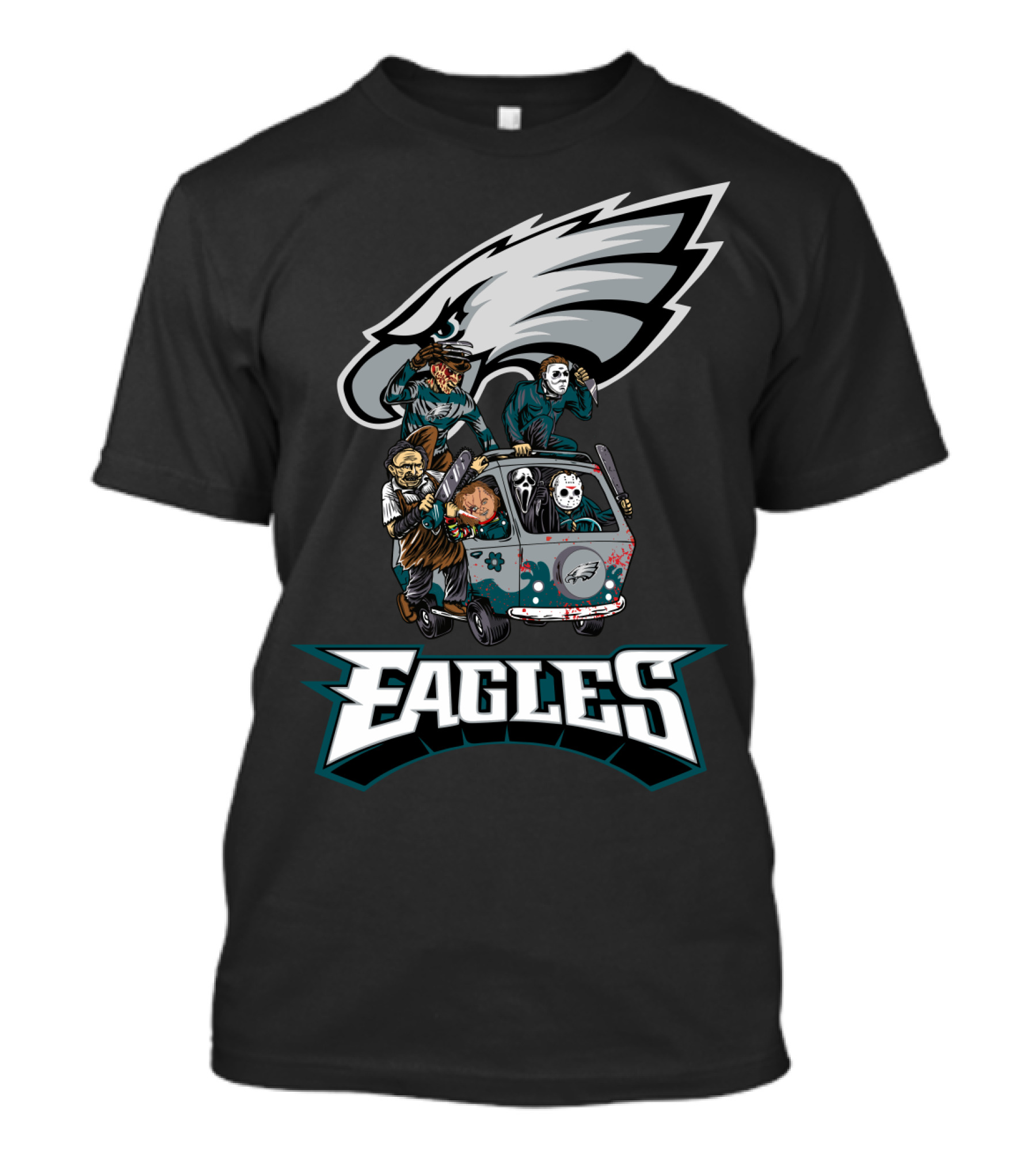 Eagles Horror Movies Edition Van Mashup T-Shirt