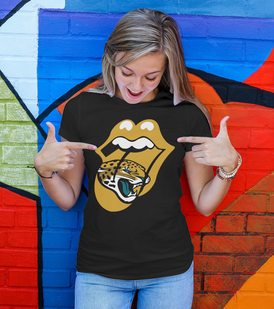 Jacksonville Jaguars Logo With Iconic Tongue T-Shirt