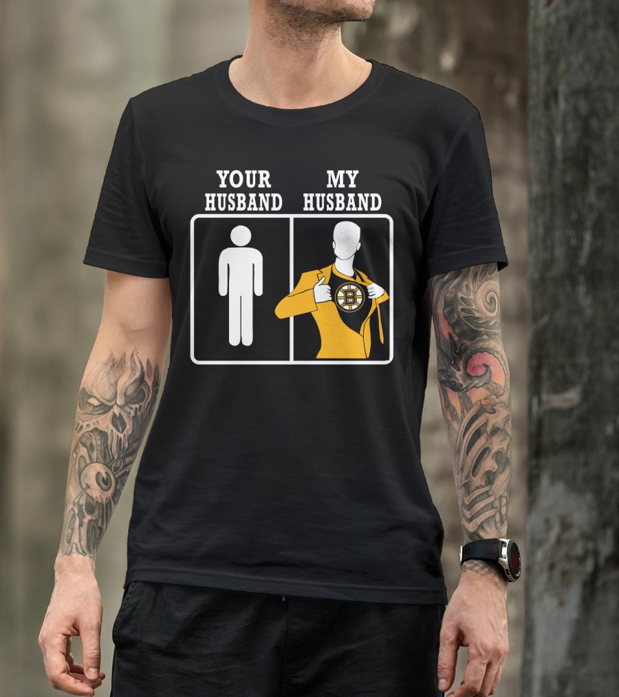 Your Husband My Husband Boston Bruins T-Shirt