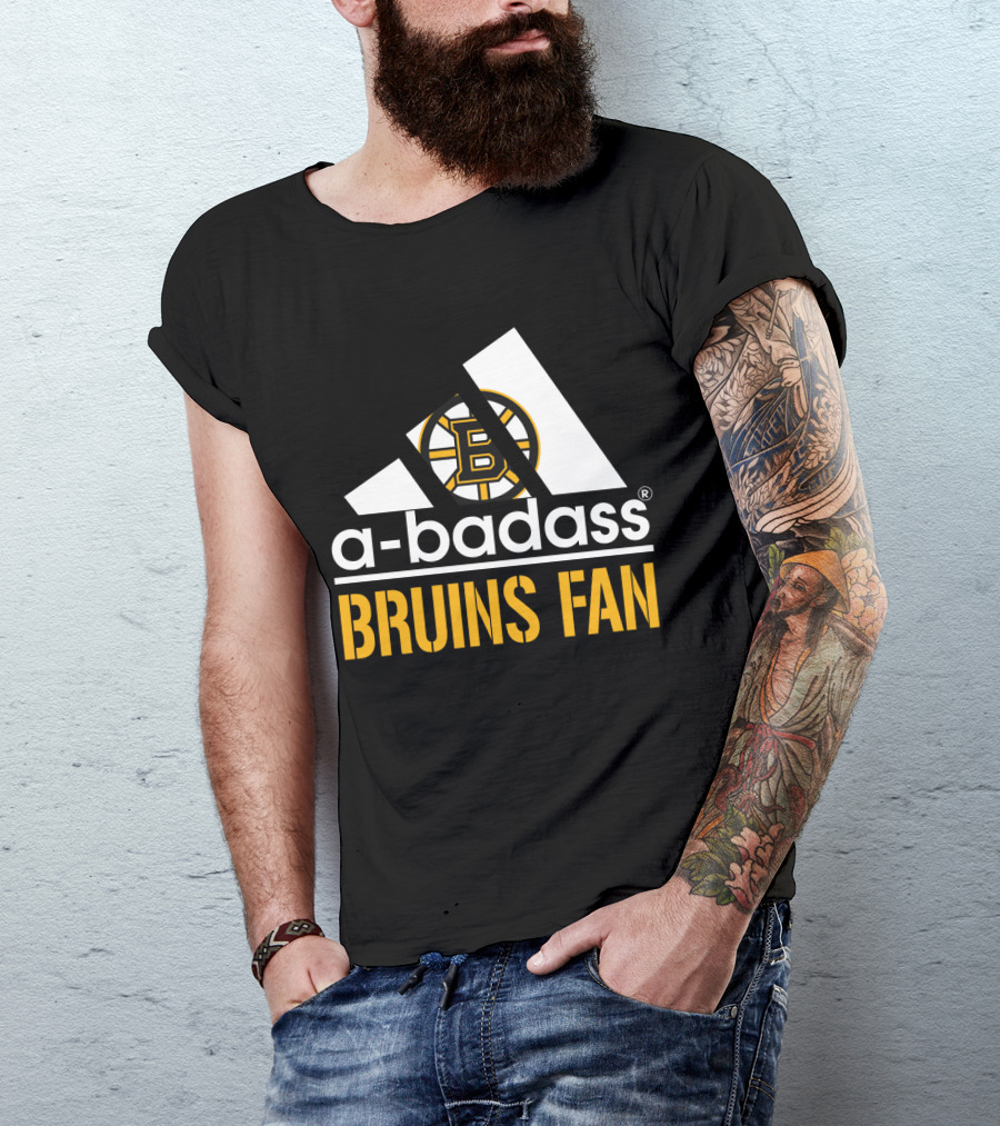 A-Badass Bruins Fan Boston Bruins T-Shirt