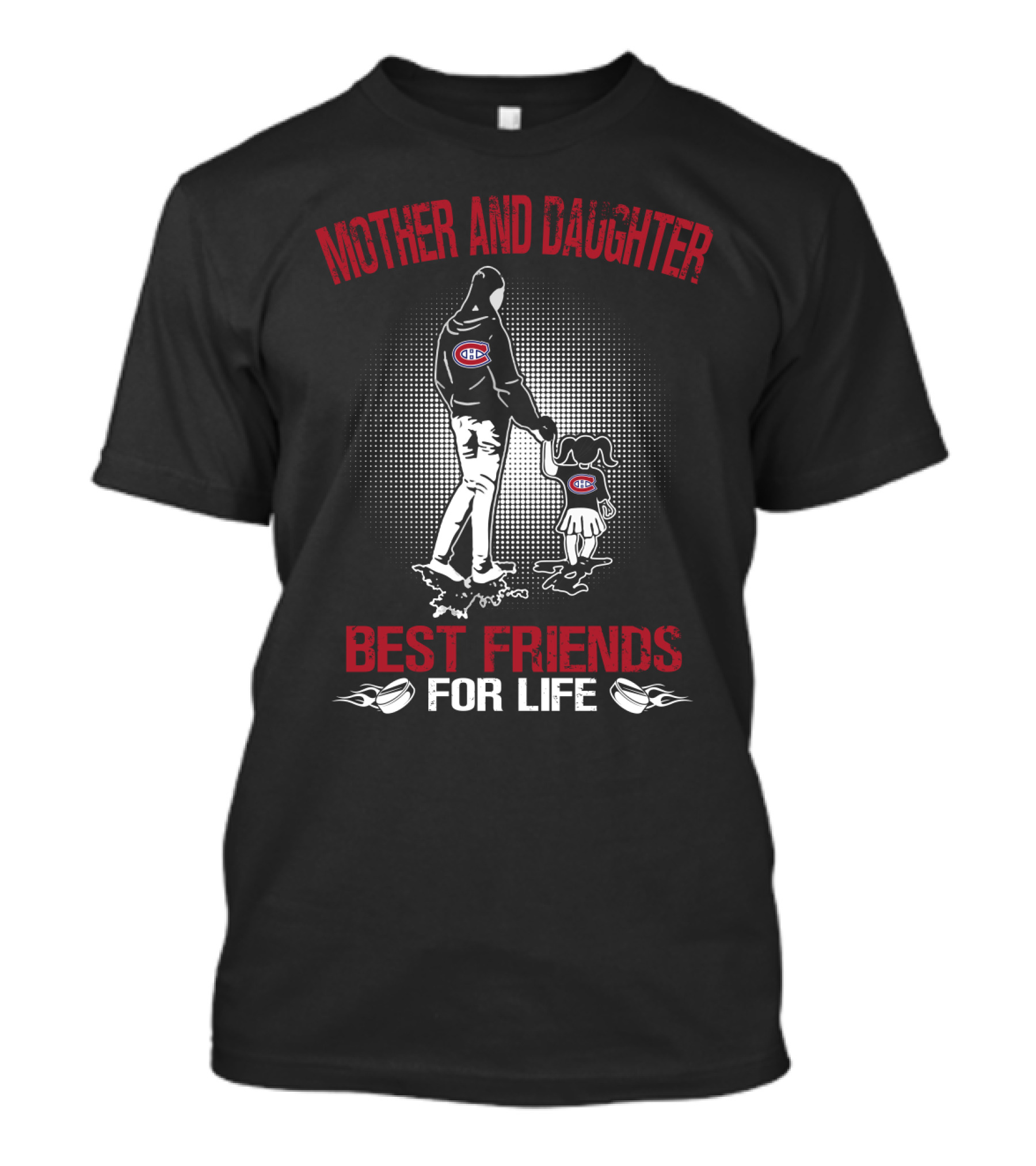 Mother And Daughter Montreal Canadiens Best Friends For Life T-Shirt