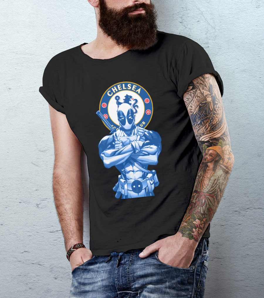 Chelsea Football Club Superhero Crossover T-Shirt