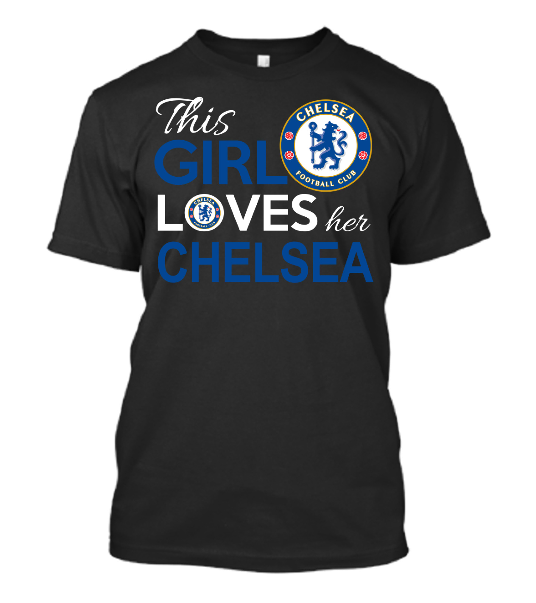 This Girl Loves Her Chelsea Football Club T-Shirt