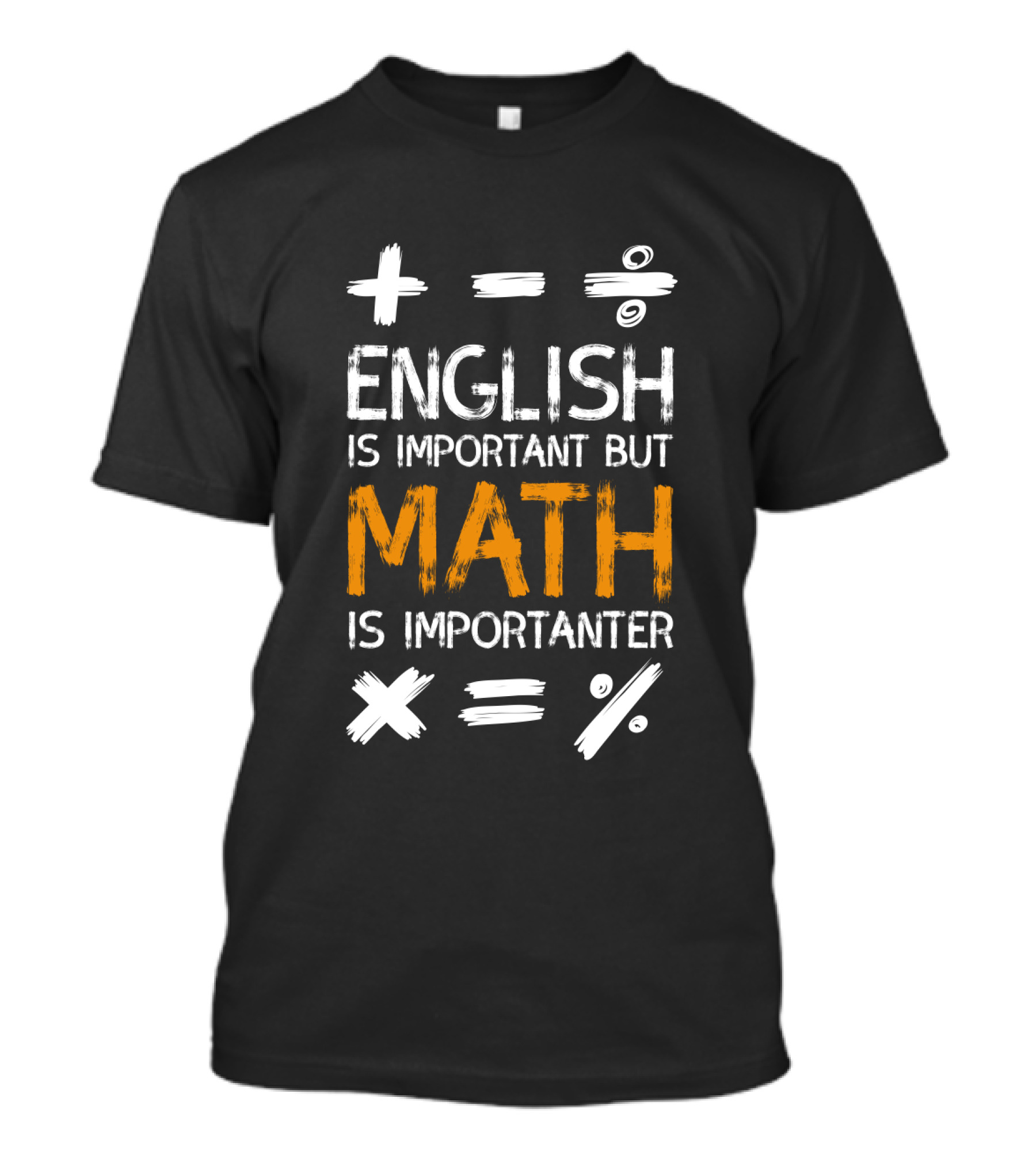 Math Is Importanter Funny Equation Symbols T-Shirt