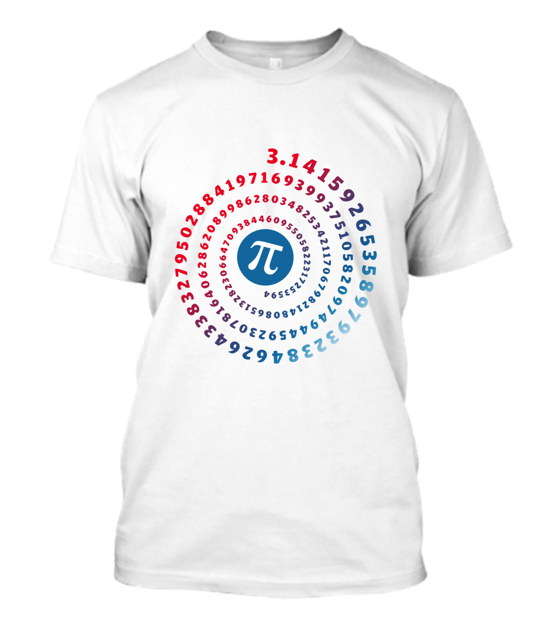 3.141592653589 Pi Day Spiral T-Shirt