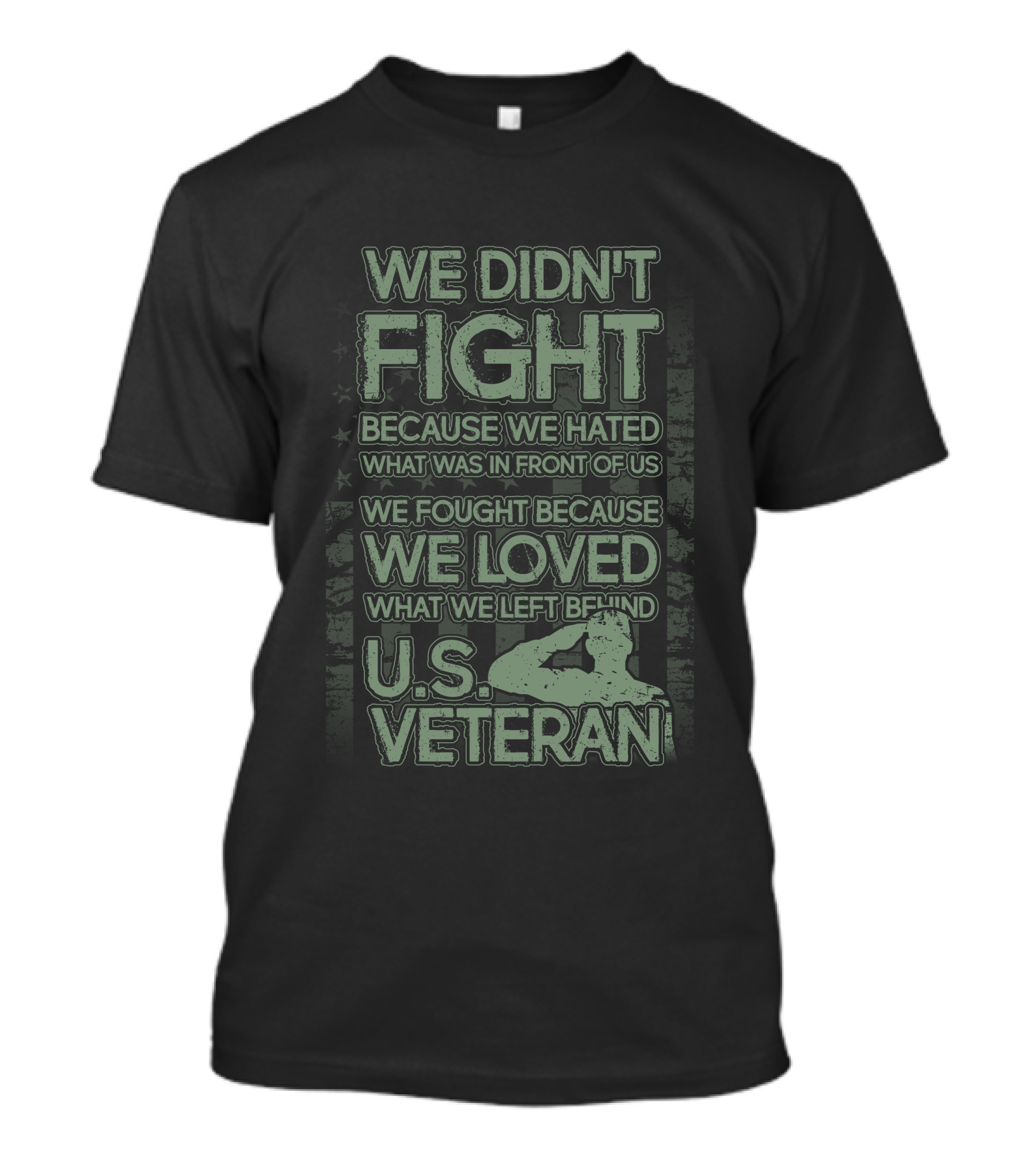 We Didn't Fight Because We Hated U.S. Veteran T-Shirt
