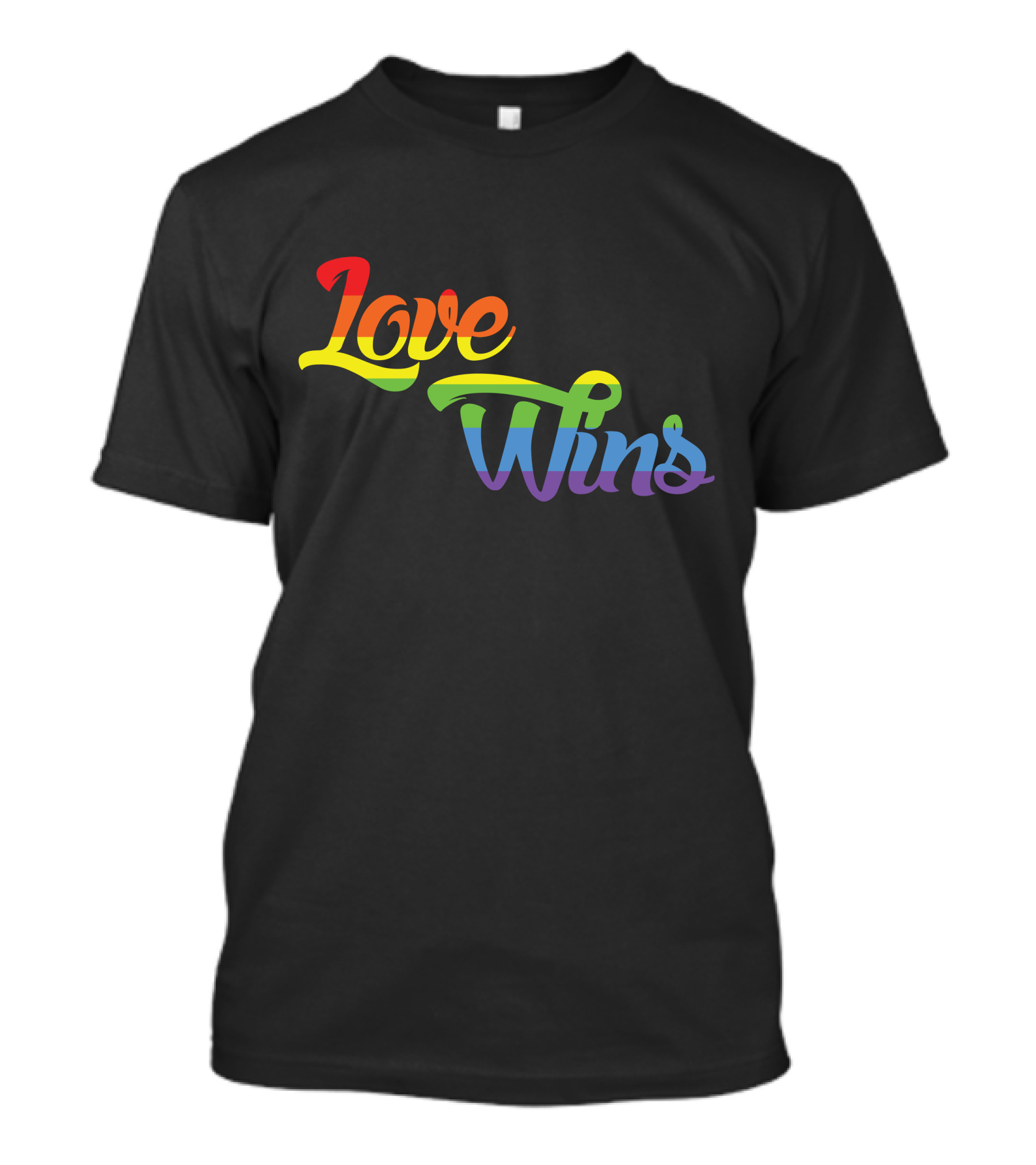 Love Wins Rainbow Pride T-Shirt